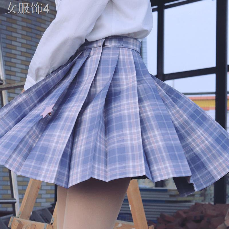 Xiaochun JK Uniform Váy xếp ly chính hãng kẻ sọc Nữ sinh Phong cách Hàn Quốc Thân dưới mỏng eo cao < | BigBuy360 - bigbuy360.vn