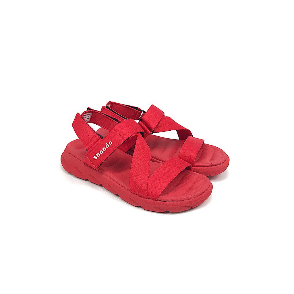 [Mã FASHIONMALLT4 giảm 15% tối đa 30K đơn 150k] Giày Sandal Shat F6 SHONDO Sport đỏ Unisex - F6S206