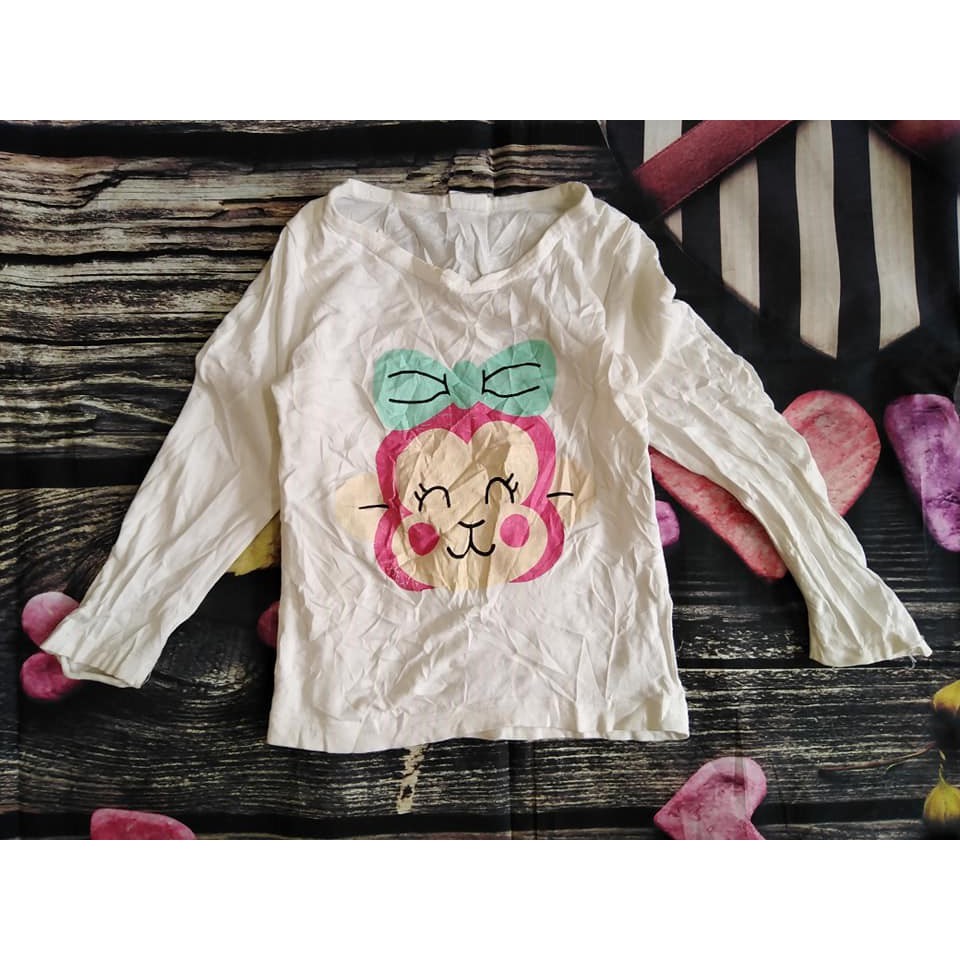 Áo thun dài tay secondhand cho bé 12-14kg