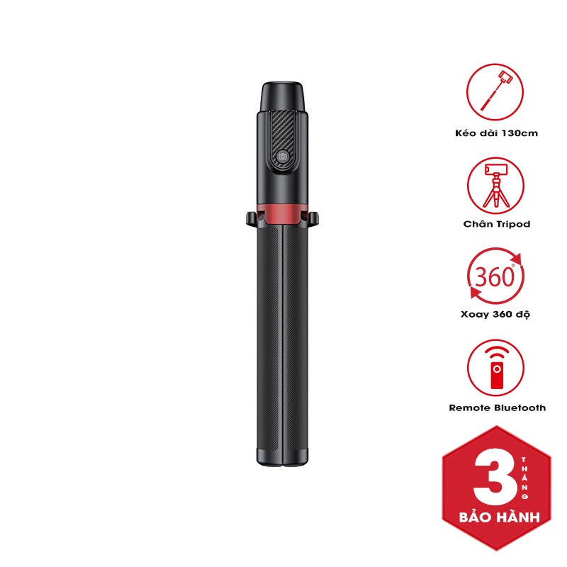 Gậy selfie Bluetooth Tripod Remax P12 | BigBuy360 - bigbuy360.vn