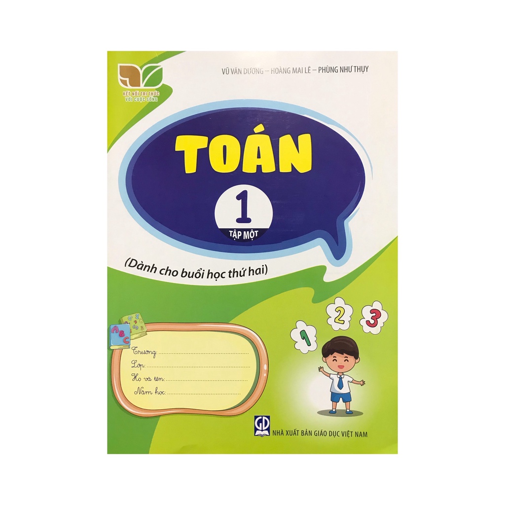 Sách - Combo Toán lớp 1 dành cho buổi học thứ 2 ( Kết nối tri thức )