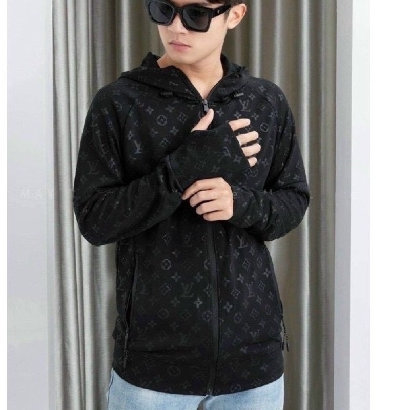 ÁO CHỐNG NẮNG LV 🦋 ÁO HOODIE NAM NỮ ĐEN 🦋 | BigBuy360 - bigbuy360.vn