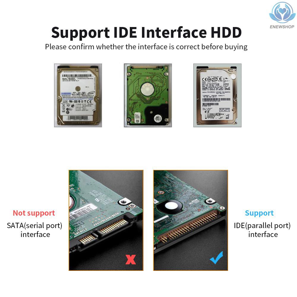 Hộp Đựng Ổ Cứng 2.5 '' Ide Hdd Usb 2.0 Bằng Hợp Kim Nhôm