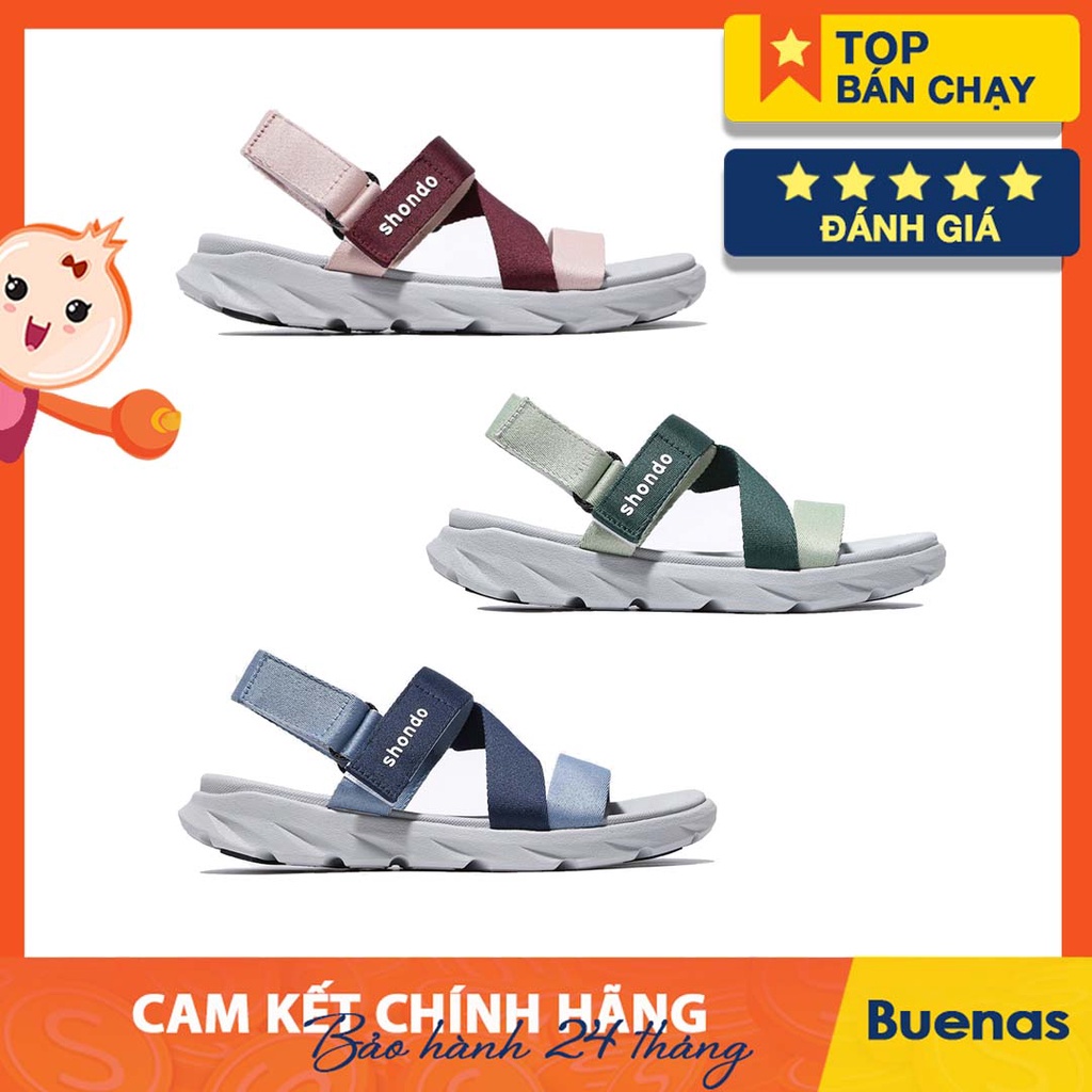 Shondo Việt Nam Sandal Shat F6 Sport F6S2130 F6S2162 F6S2140 giày dép nữ đi học