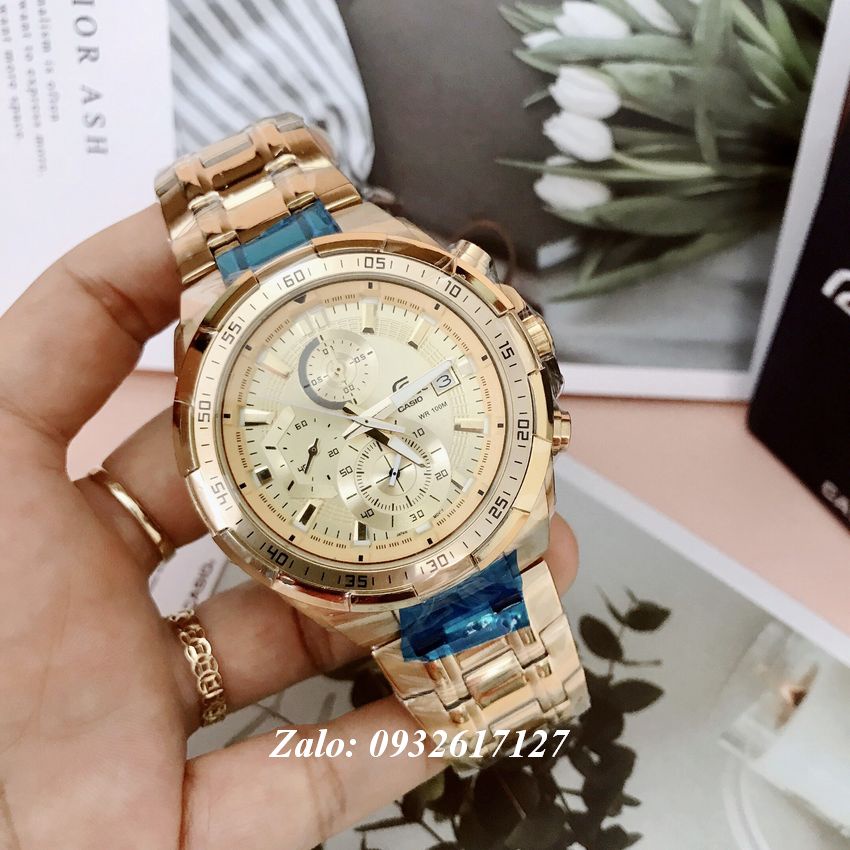 Đồng Hồ Nam Casio Edifice EFR-539 Chronograph 06 Kim FullBox