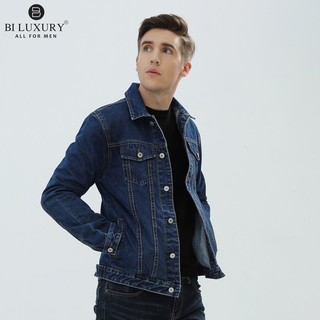 Áo khoác jeans đẹp nam [Biluxury] - AKBT001XDM