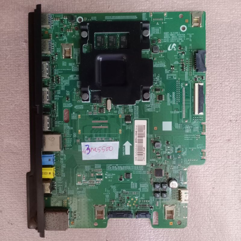 Bo mạch tivi Samsung 43M5500,bo xử lý,khiển,nguồn,Tcon,wifi,mắt nhận