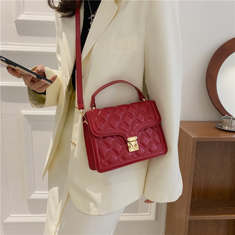 Túi đeo vai IELGY dáng vuông cỡ nhỏ thiết kế đơn giản thời trang cho nữ