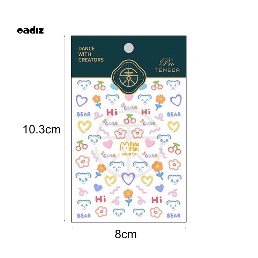 Miếng Dán Trang Trí Móng Tay Nghệ Thuật Siêu Mỏng