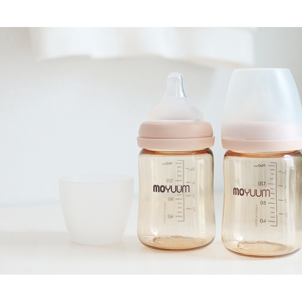 Bình sữa Cho Bé/ Bình Sữa Moyuum Basic Chuẩn Nội Địa Hàn 170ml/270ml Núm Ti Siêu Mềm