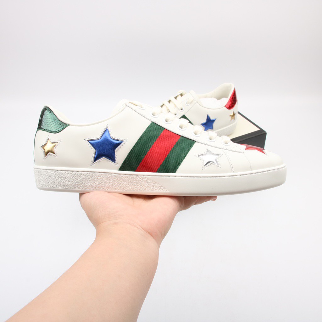 Order 2-3 Tuần + Freeship Giày Outlet Store Sneaker _GUCCI  Ace Embroidered Low-Top MSP:  ➡️ gaubeostore.shop