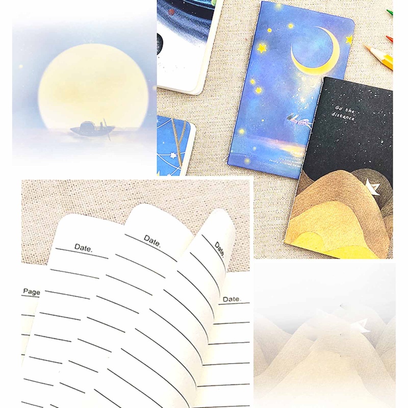 Set 10 Sổ Ghi Chú Mini Tiện Lợi Cho Học Sinh