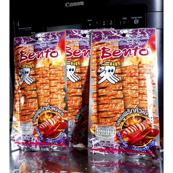 [Lẻ 1 gói] Mới Mực Bento Thái Lan màu TÍM siêu cay vô cực. HSD: 23/6/2023