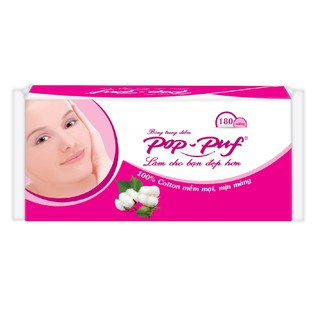 Bông Trang Điểm Pop Puf Hồng - Gói 100+30 Miếng