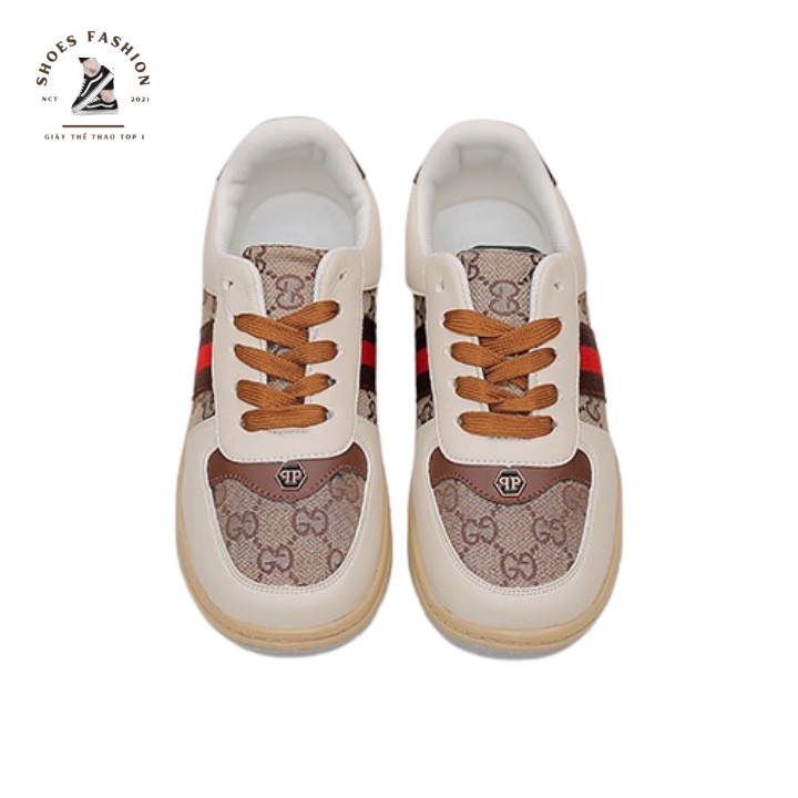 Giày thể thao nữ GC dây nâu hàng việt nam xuất khẩu giầy thể thao sneaker nữ full size 35-39
