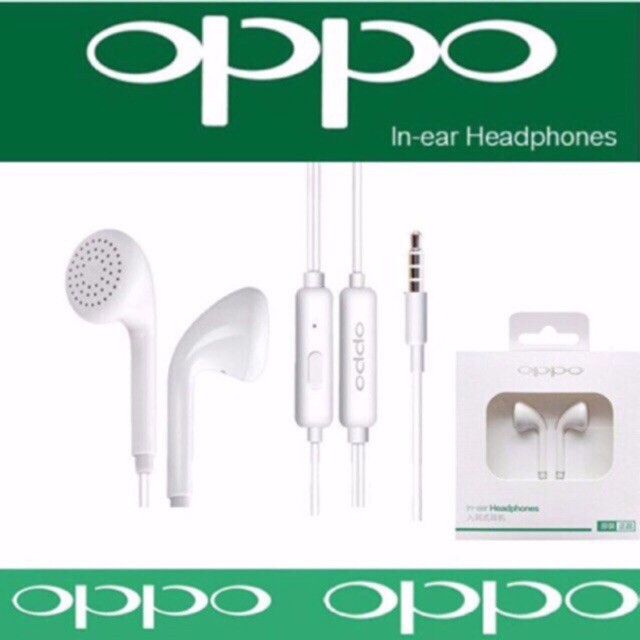 Tai nghe nhét tai OPPO MH133 R9 chính hãng giắc cắm 3.5mm âm thanh nổi chất lượng cao