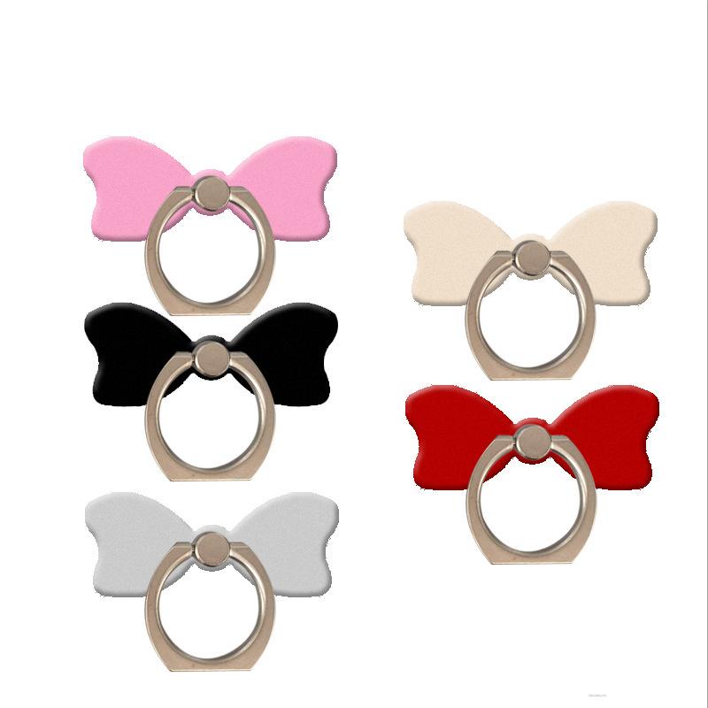 Bowknot mobile phone ring buckle holder Mobile phone holder Metal buckle phone holder coldwind.vn