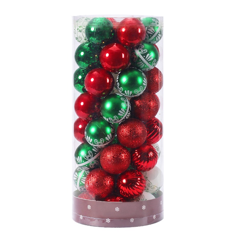 Hàng Mới Về Bộ 50 Trái Châu 6cm / 50 Trái Châu Trang Trí Cây Thông Giáng Sinh