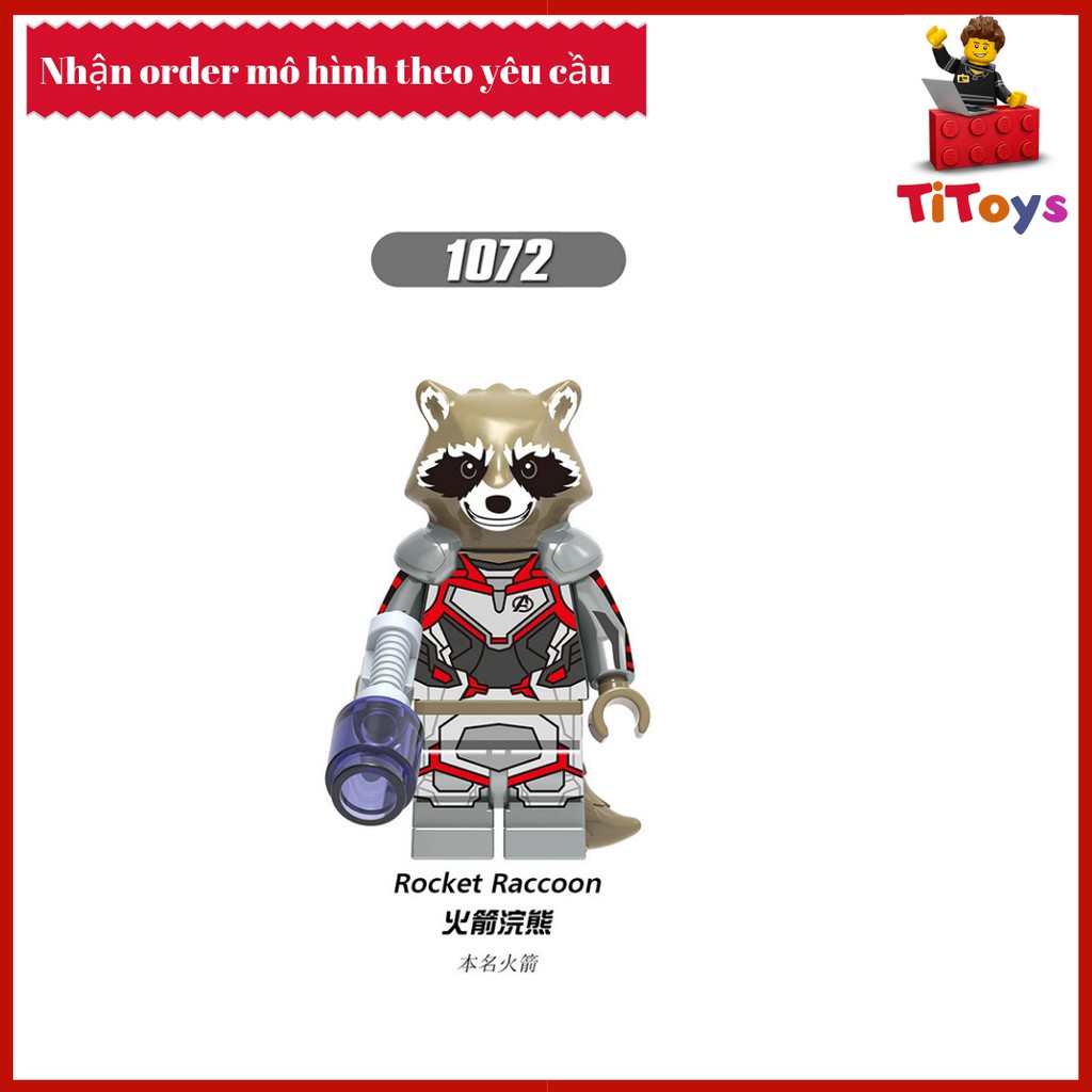 Minifigures Các Nhân Vật Siêu Anh Hùng Avenger 4 End Game - Đồ Chơi Lắp Ghép Xếp Hình Mô Hình XINH 0233