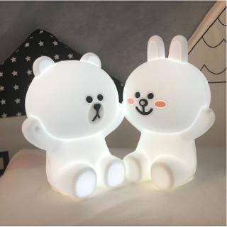 Đèn Ngủ Hình Thỏ Trắng 18cm