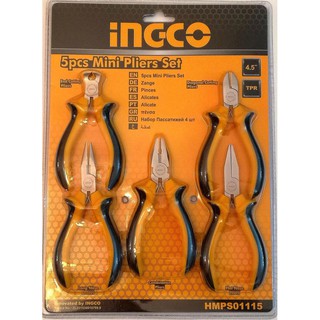 Bộ 5 kềm mini Ingco HMPS01115