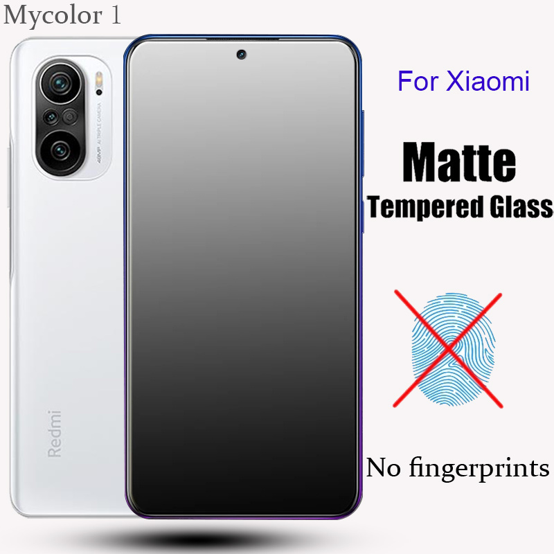 Kính cường lực chống vân tay nhám cho Xiaomi Mi Poco C65 C55 C40 F3 X3 X4 X5 F4 GT NFC M5 M5s M3 F2 Pro Mi 12T 12 11 11T Lite 10T Pro 5G 4G 2023