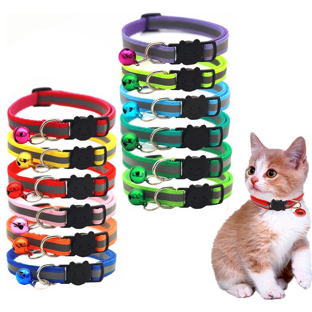 Vòng Cổ nylon Hình Mèo shanrong Nhiều Màu Dễ Thương Tùy Chỉnh Cho Thú Cưng