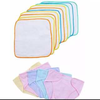 Bộ 10 tã vải + 10 khăn lót chống thấm cho bé