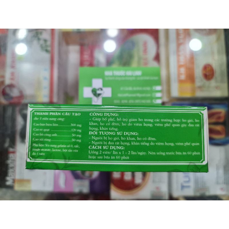 Viên uống giảm đau họng khản tiếng Ích thanh khang TM⚡Tặng quà⚡Hộp 30 viên giúp giảm đau rát họng viêm phế quản