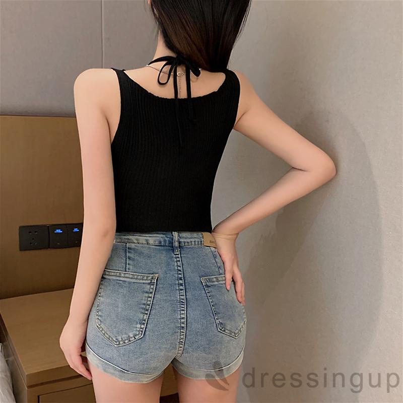 Áo Dệt Kim Giả Hai Mảnh Màu Sắc Thời Trang Mùa Hè Cho Nữ