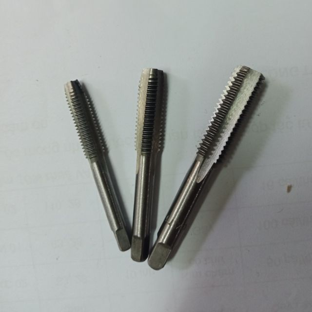 Bộ 3 mũi Taro ren trong 8-10-12.