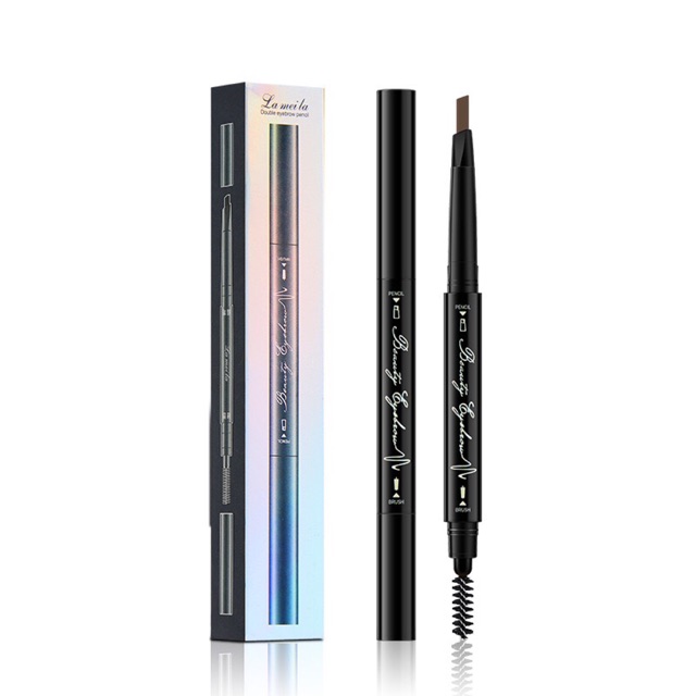 Chì Kẻ Mày Lameila Double Effect hai đầu chống nước nước không trôi. | BigBuy360 - bigbuy360.vn