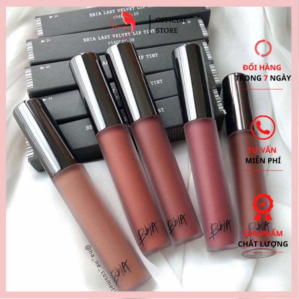 Son Kem Lì BBIA Last Velvet Lip Tint Version 8( Màu 35-36-38)