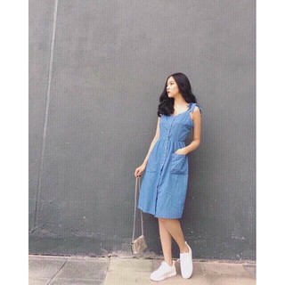 Đầm Jean 2 dây
