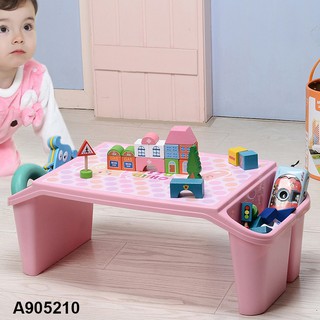 Bàn học cho bé nhựa Việt Nhật, Bàn nhựa đa năng có ngăn để đồ