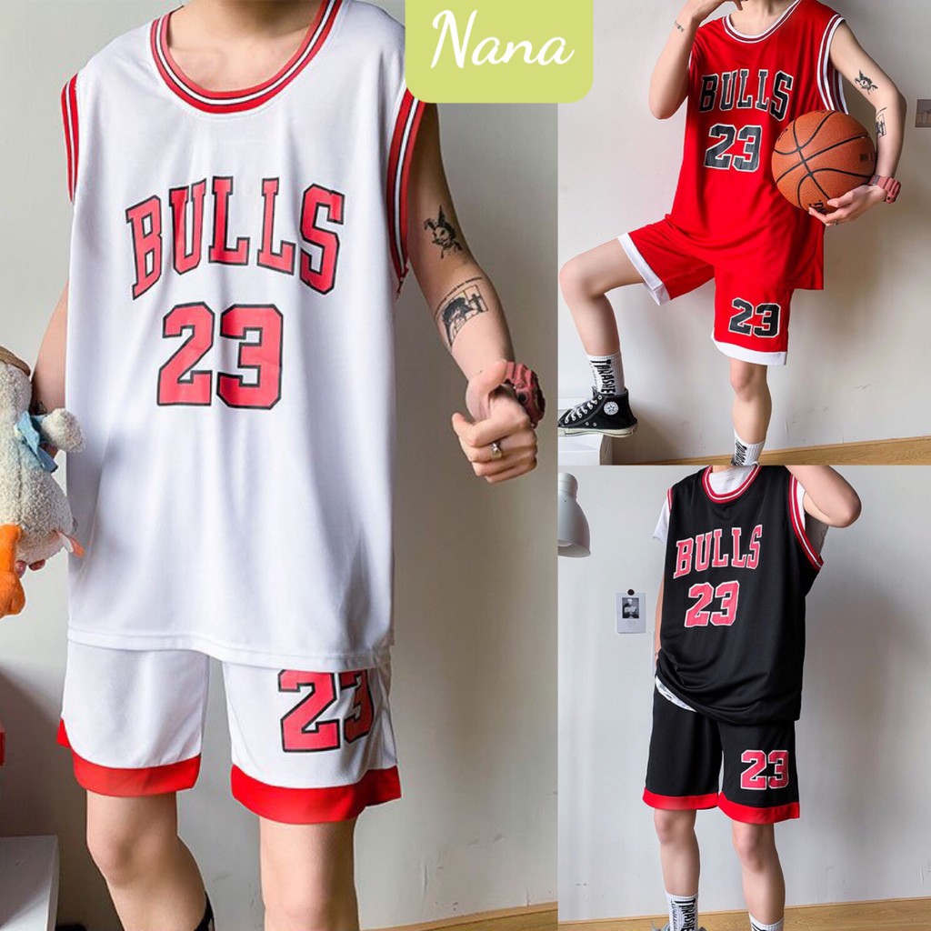 Áo ba lỗ bóng rổ nam bigsize số 23 phom rộng thời trang unisex