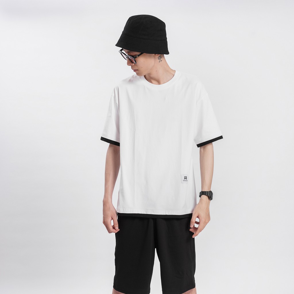 Áo thun trơn PHỐI GẤU Unisex Basic Tee mùa hè Nam Nữ tay lỡ Oversize form rộng đường phố phong cách Hàn Quốc | BigBuy360 - bigbuy360.vn