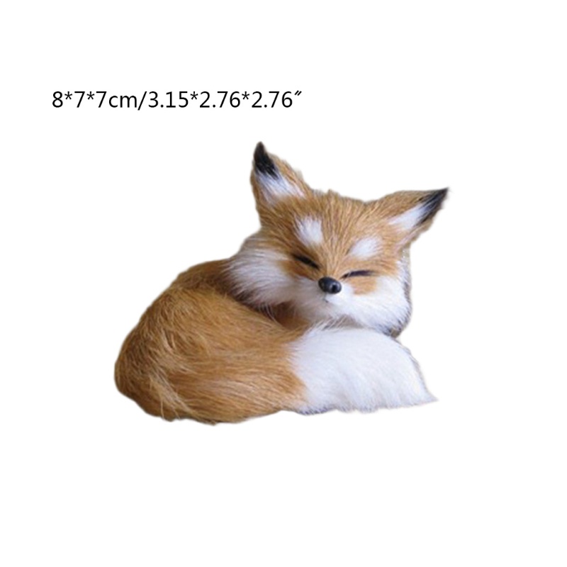 Thú Nhồi Bông Hình Con Cáo Đang Ngủ Hoạt Hình