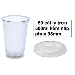 Ly Trơn Kèm Nắp Bằng 500ml