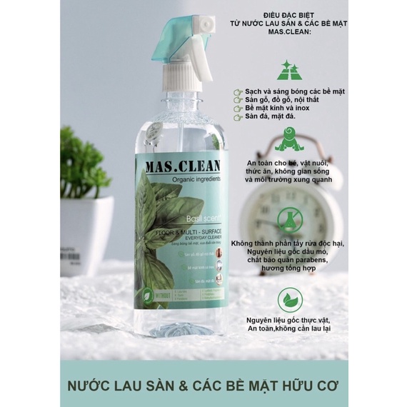 QUÀ TẶNG GIÁNG SINH ÁP DỤNG ĐH 1 TRIỆU ĐỒNG!!! XỊT LAU ĐA NĂNG MAS CLEAN