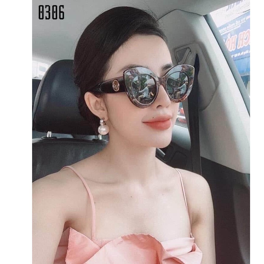 ❌KÍNH SHOWBIZ❌MẮT KÍNH RÂM NỮ FENDll HÀN QUỐC KIỂU OVERSIDE CAO CẤP HOT TREND Q0327