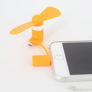 [Hot] Quạt 2 cánh mini 2in1 dành cho điện thoại