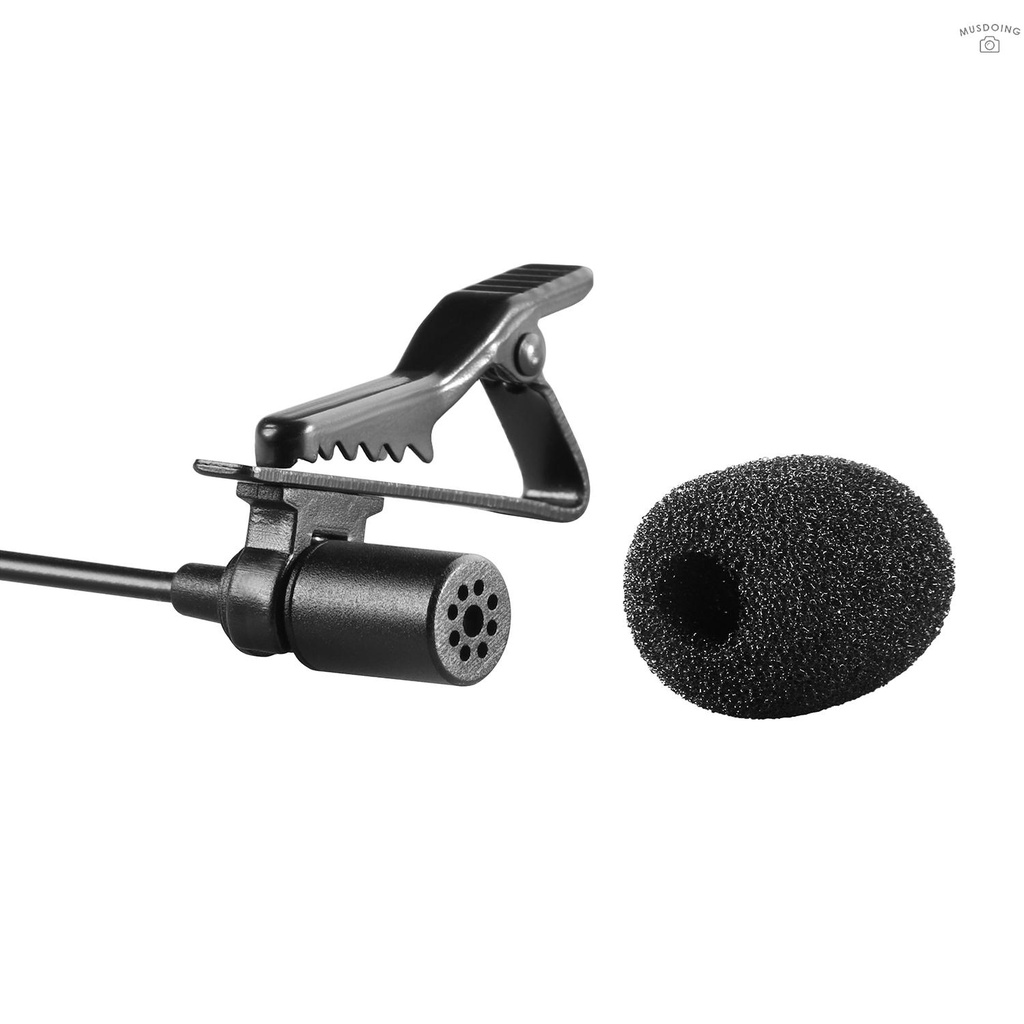 ღ  BOYA BY-M1 Omnidirectional Lavalier Microphone for Canon Nikon Sony DSLR Camcorder Audio Recorders iPhone 6 5S 5 4S 4