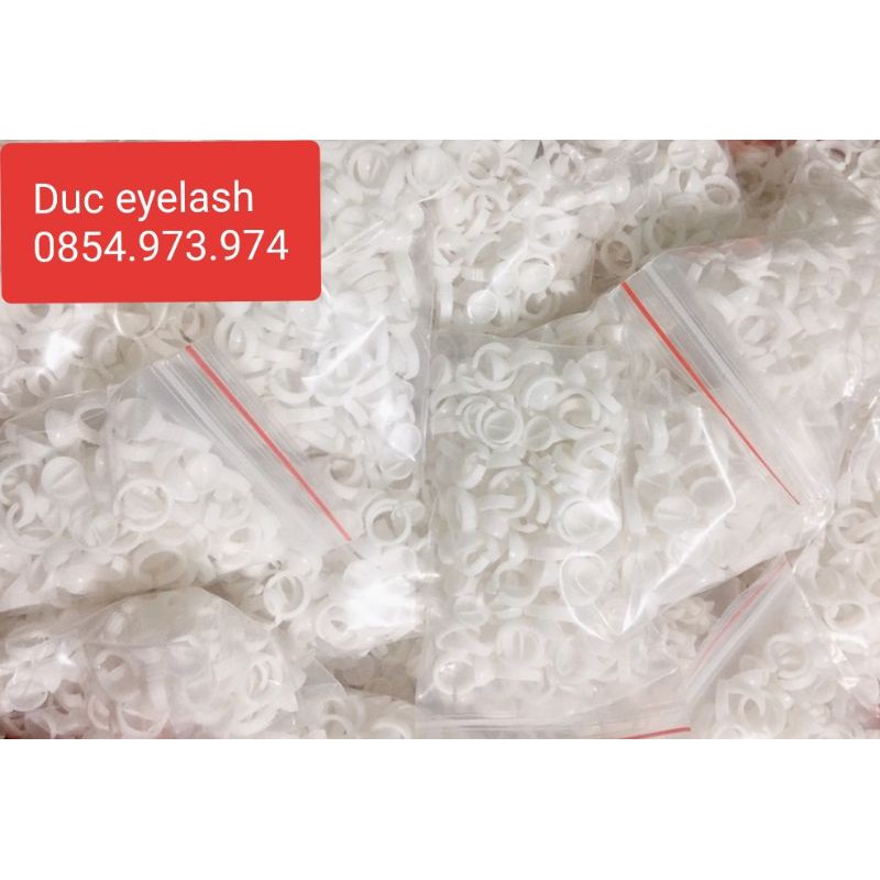 Nhẫn đỗ keo nối mi ( túi 100 cái-50-25)- tạo fan - dụng cụ nối mi