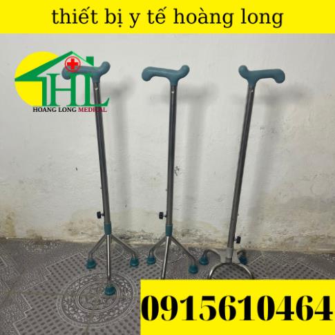 Gậy tập Đi Cho Người Già 3, 4 Chân Inox Việt Nam