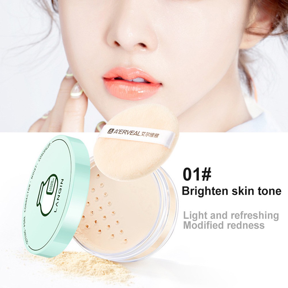 [Hàng mới về] Phấn phủ dạng bột che khuyết điểm kiềm dầu chống thấm nước lâu trôi | BigBuy360 - bigbuy360.vn