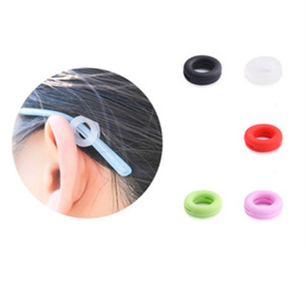 Set 2 Cặp Móc Gắn Mắt Kính Bằng Silicone Chống Trượt Nhiều Màu