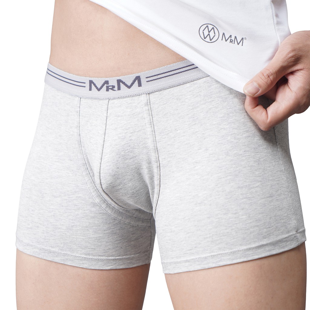 Combo 4 quần lót nam Boxer Cotton Organic mềm mịn thấm hút mồ hôi MRM Manlywear - 3 màu