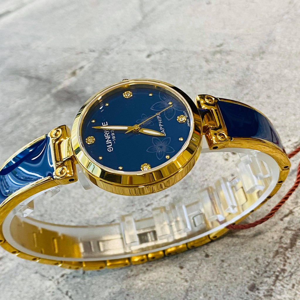 Đồng hồ Sunrise nữ chính hãng Nhật Bản L9991.SA.G.X - kính saphire chống trầy - bảo
