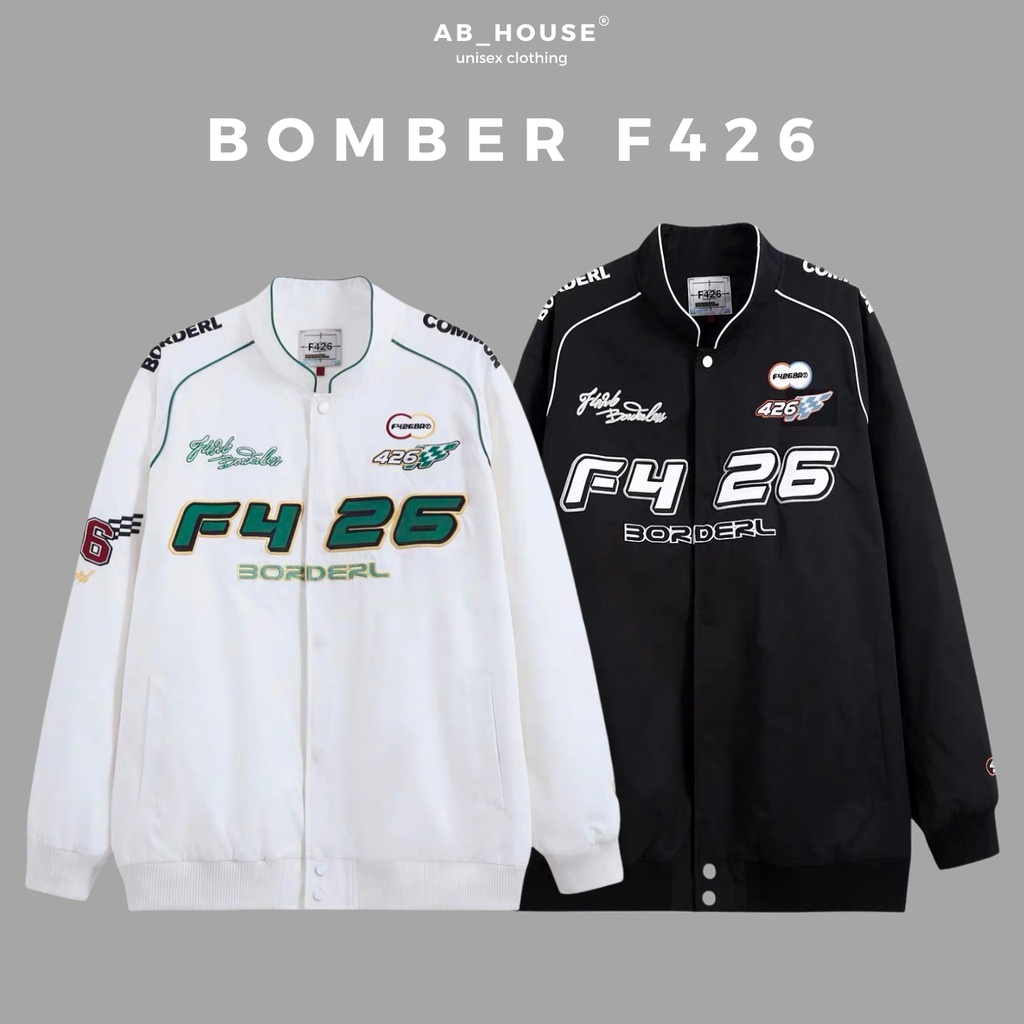 Áo khoác Bomber Jacket F426 unisex nam nữ
